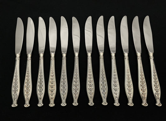 Galla sølvbestikk i 830s av Nils Hansens sølvvarefabrikk