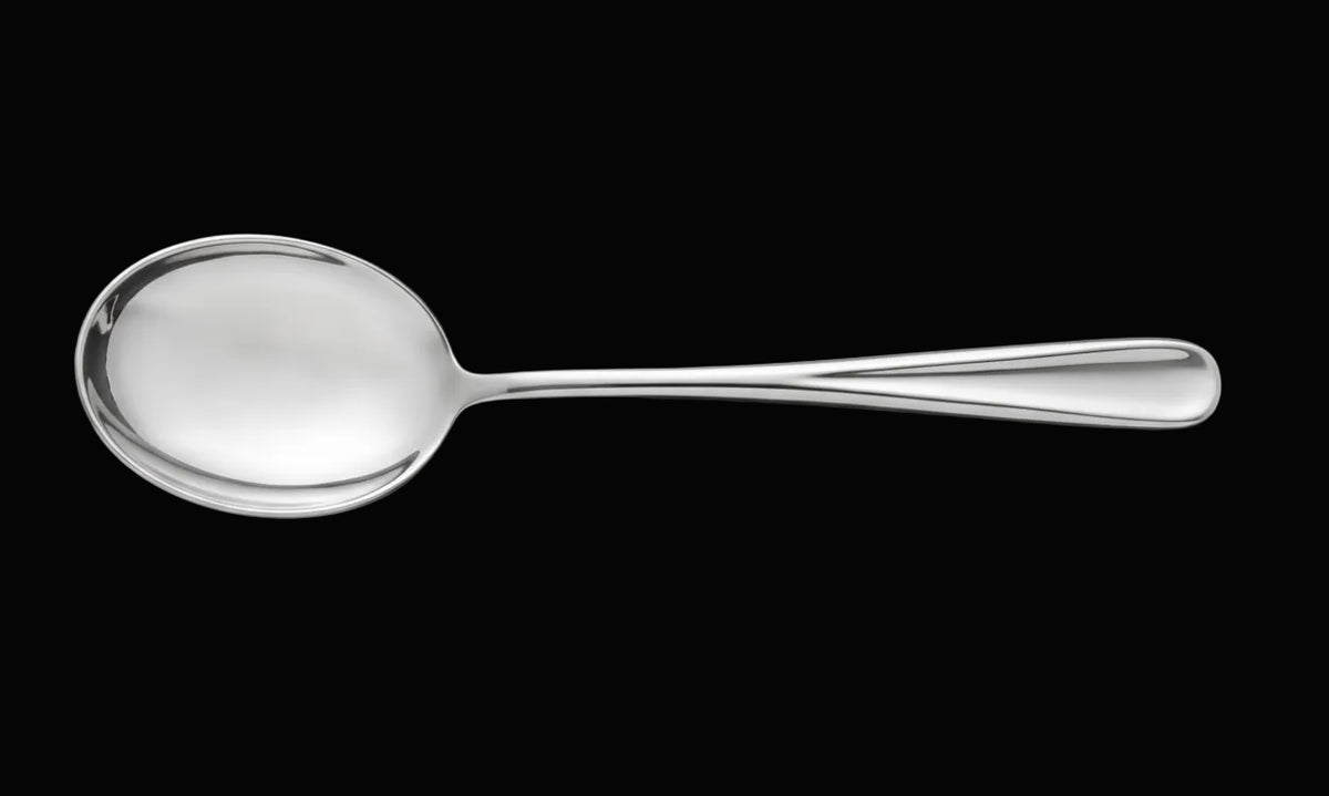 Måne sølv serverings skje 22.7 cm