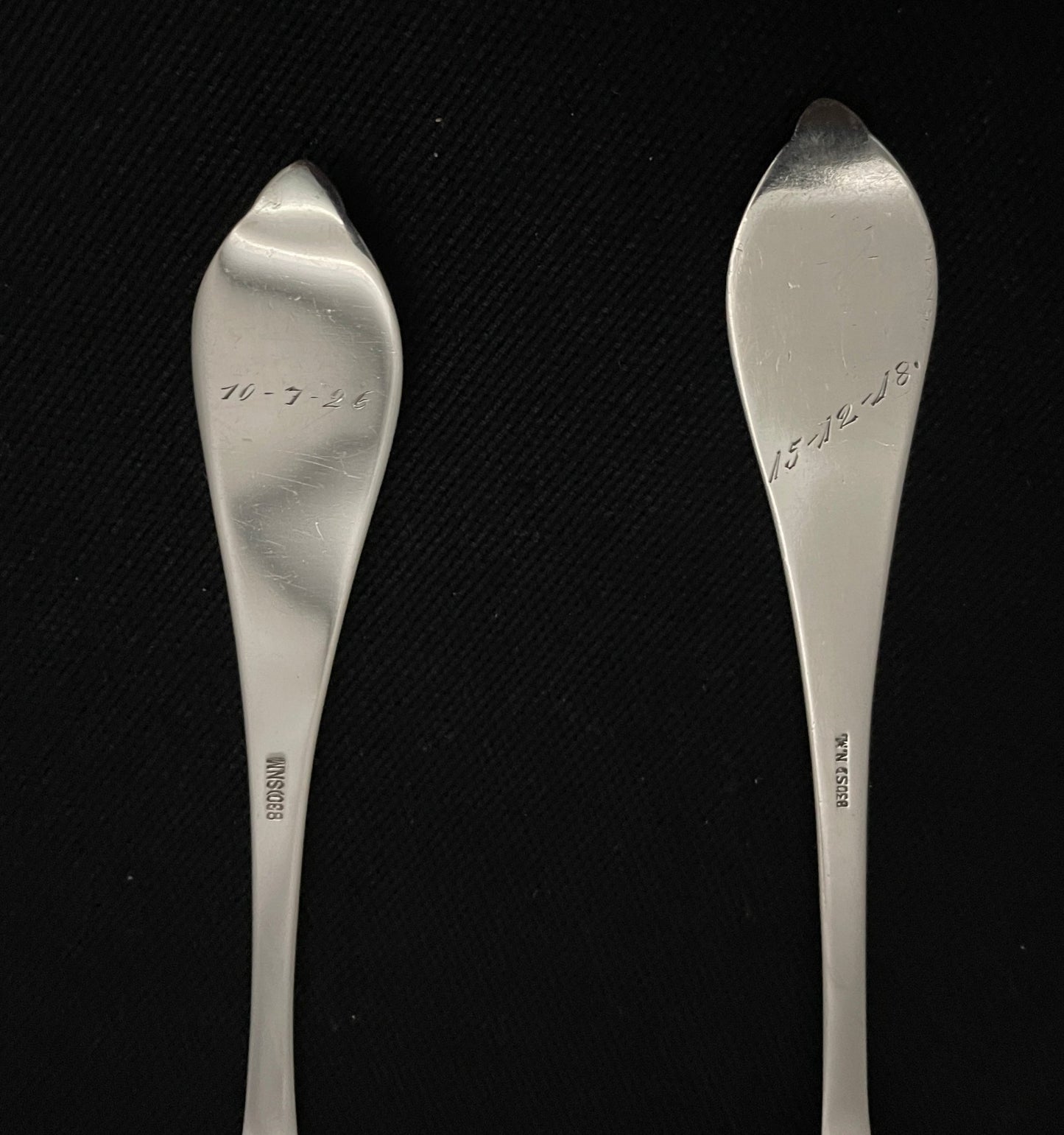 Opphøld Rose sølvbestikk kakespade eldre modell gravering