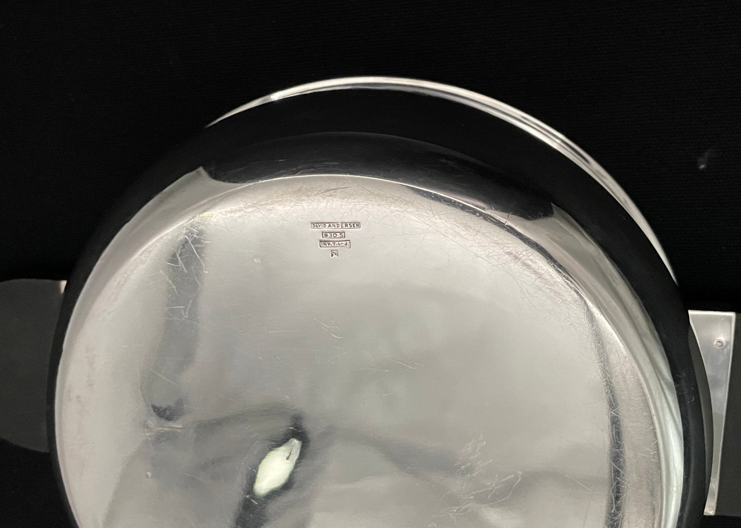 Silver bowl or serving bowl in the 830s by David Andersen