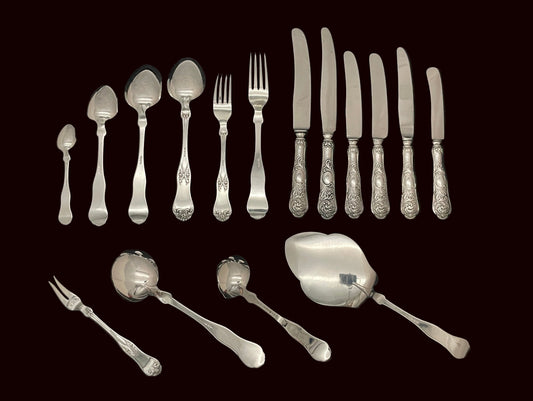 Bonderokokko Sølvbestikk Bestikk Bakside