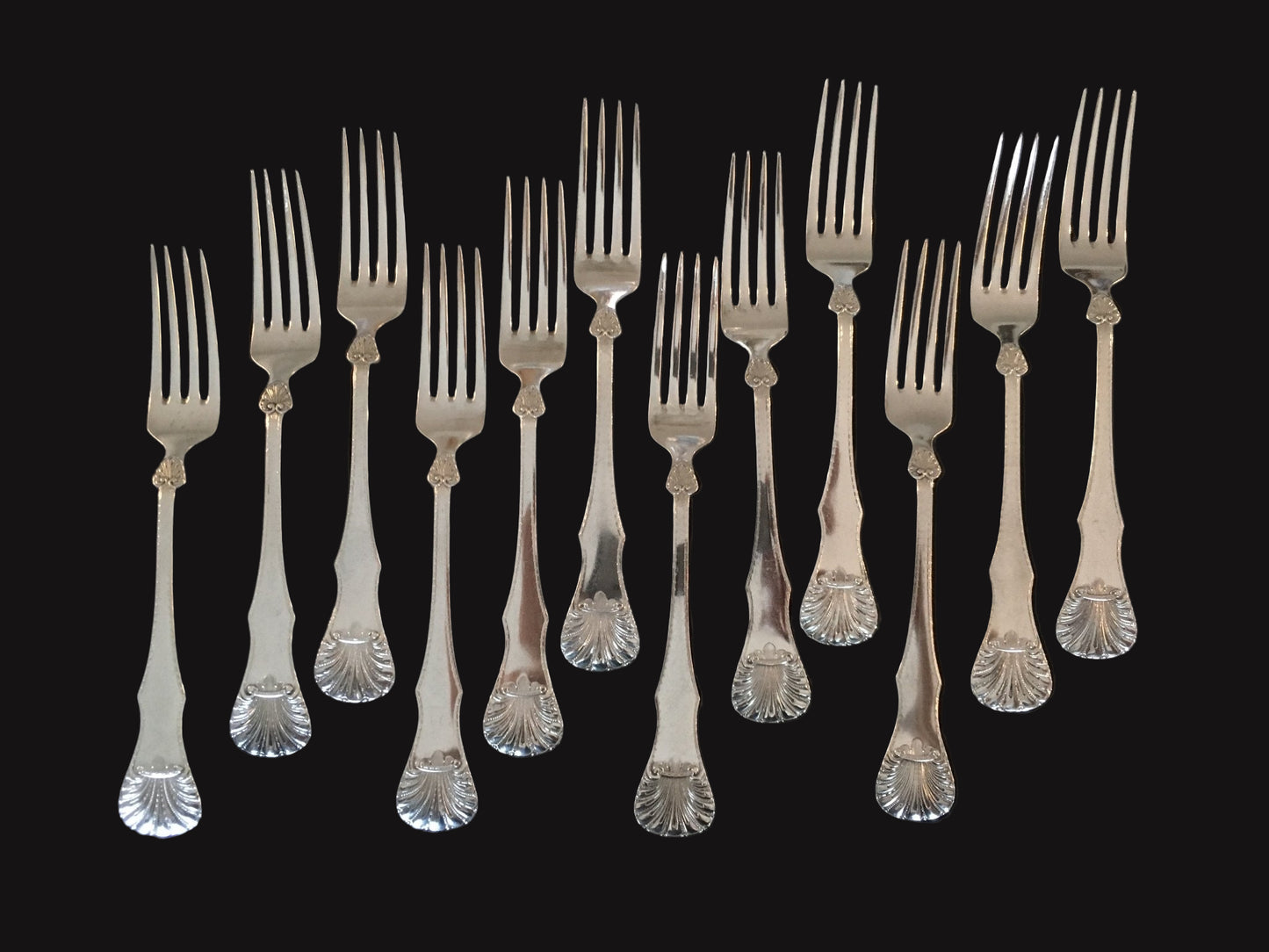 Dronning Sølvbestikk Gaffel Tostrup