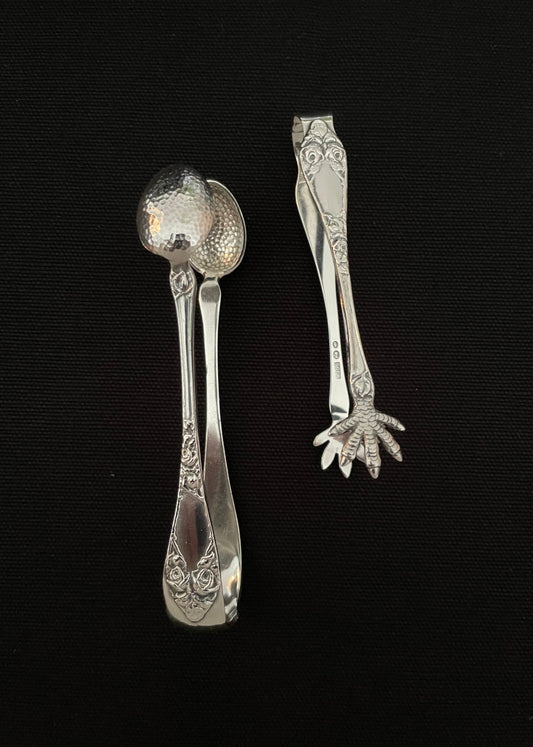 Opphøyet Rose sølv i 830s av Th Marthinsen