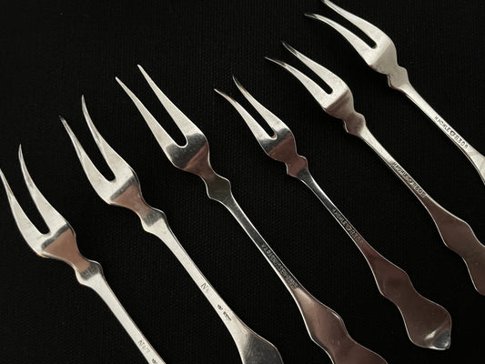 National Rokokko sølvbestikk i 830s av Hans Hohle Sølvvarefabrikk