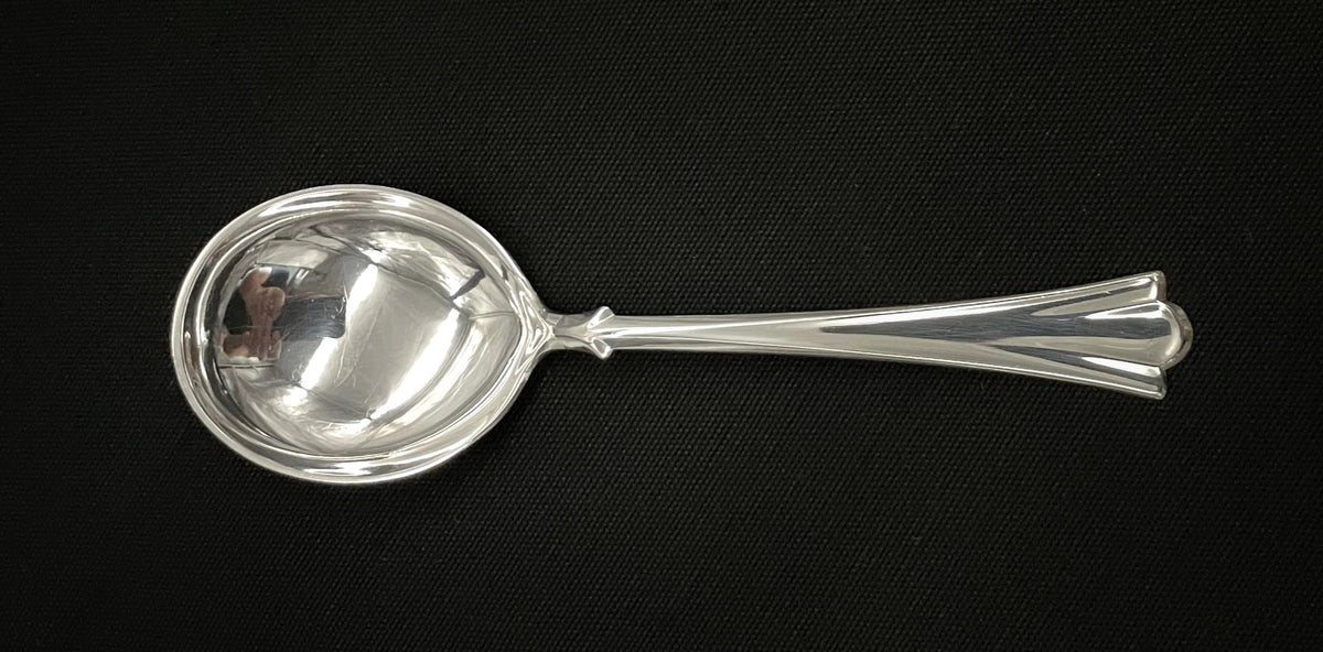 Lilje sølv salat skje 18.0 cm i 830s av Magnus Aase og Th Olsens Eftf