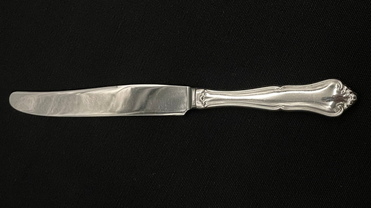 Martha sølv stor kniv med eldre knivblad 24.0 cm