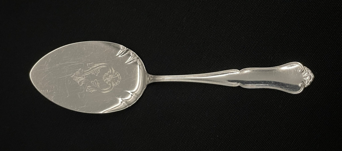 Martha sølv kakespade med mønster smal modell 21.2 cm