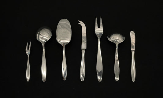 Brudsilver som serverar delar i 830s av David Andersen.