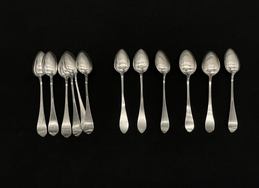 Rococo tea spoon or coffee spoon in the 830s by Th Marthinsen