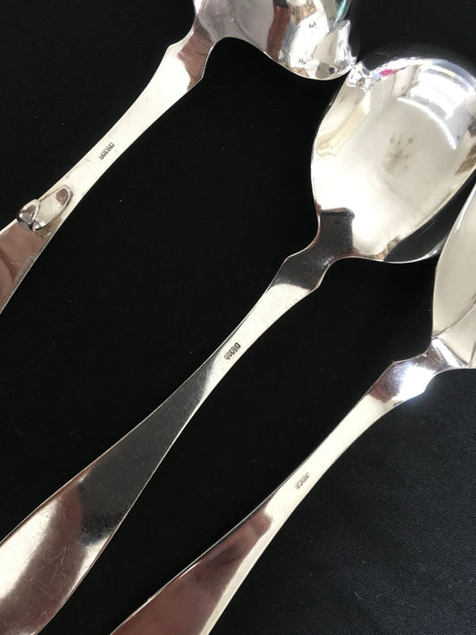 Knipling Silver in 830s serving pieces by J Tostrup