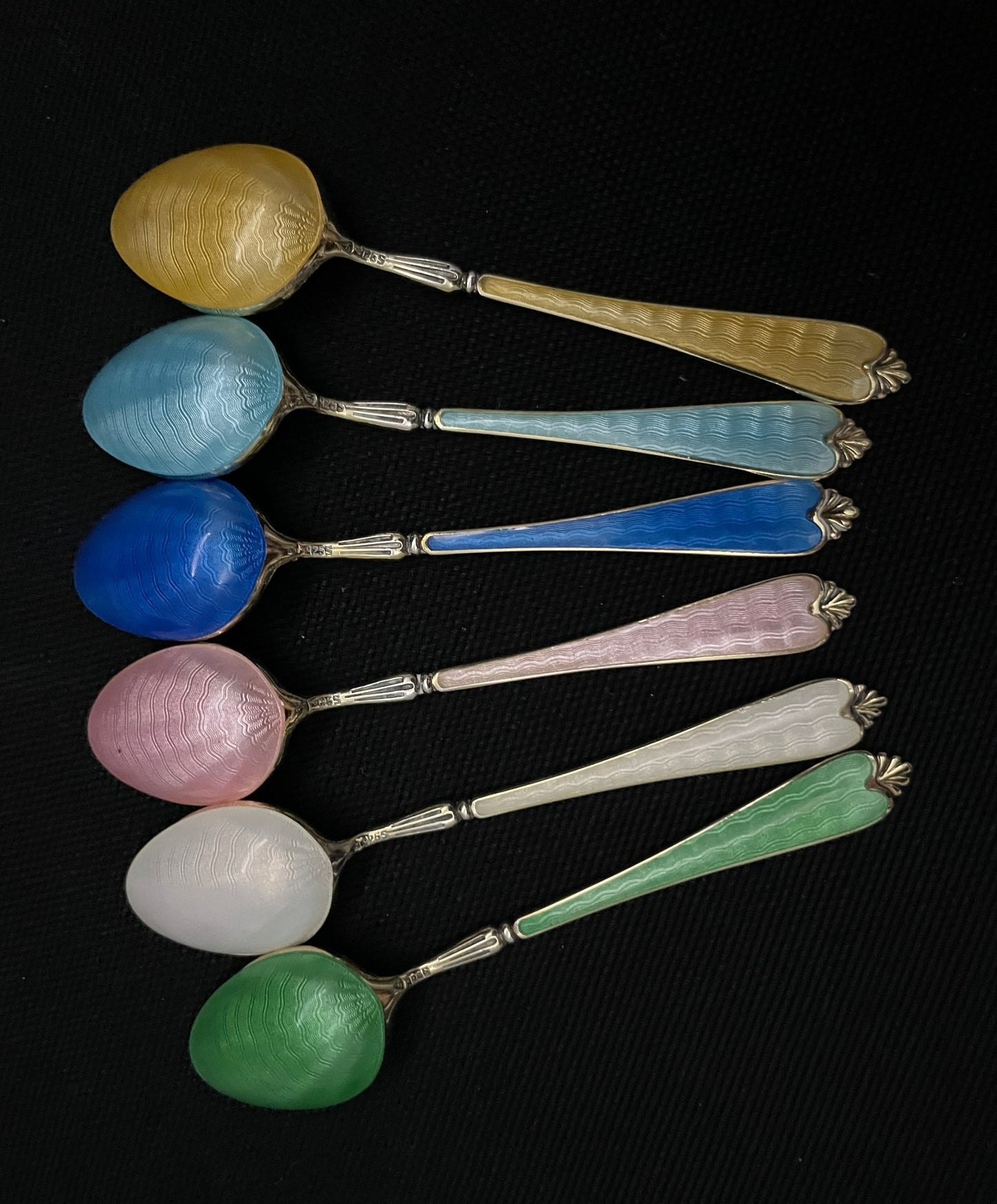 Mockaskedar emalj 925s Norsk Filigransfabrikk