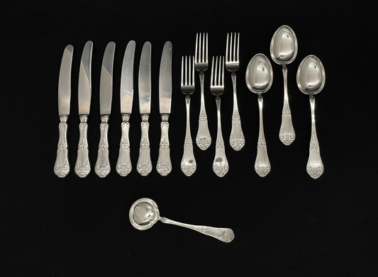 Oslo silverbestick av Ottar Hval på 1830-talet