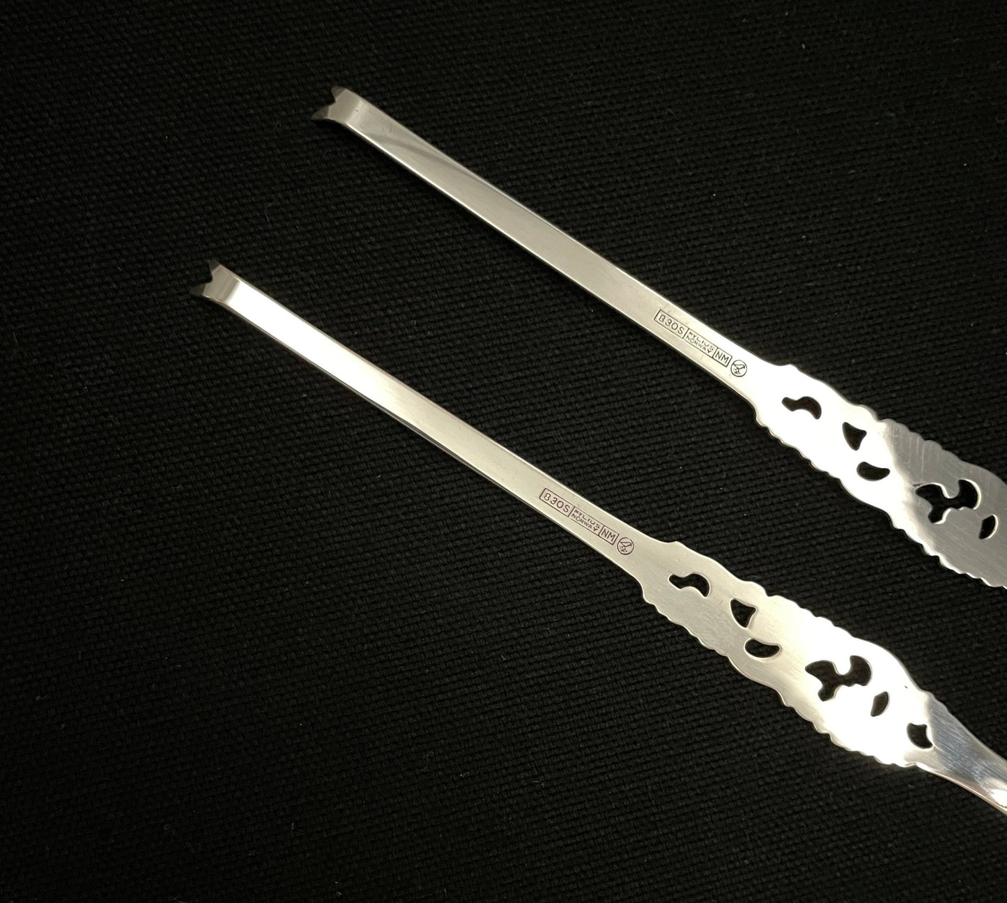 Lobster forks in Tele silver 830s by Brødrene Mylius