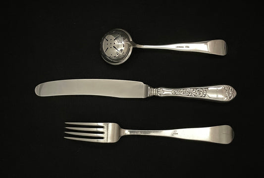 Rococco double pressed silver in the 830s by Ottar Hval