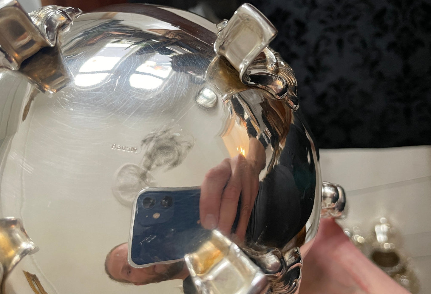 Coffee set in 3 parts in 830s by the Lohne Brothers