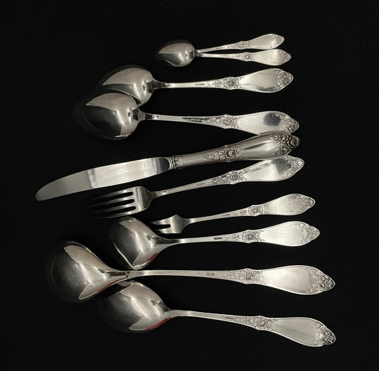 No. 1914 silver cutlery in various parts in the 830s by Th Marthinsen