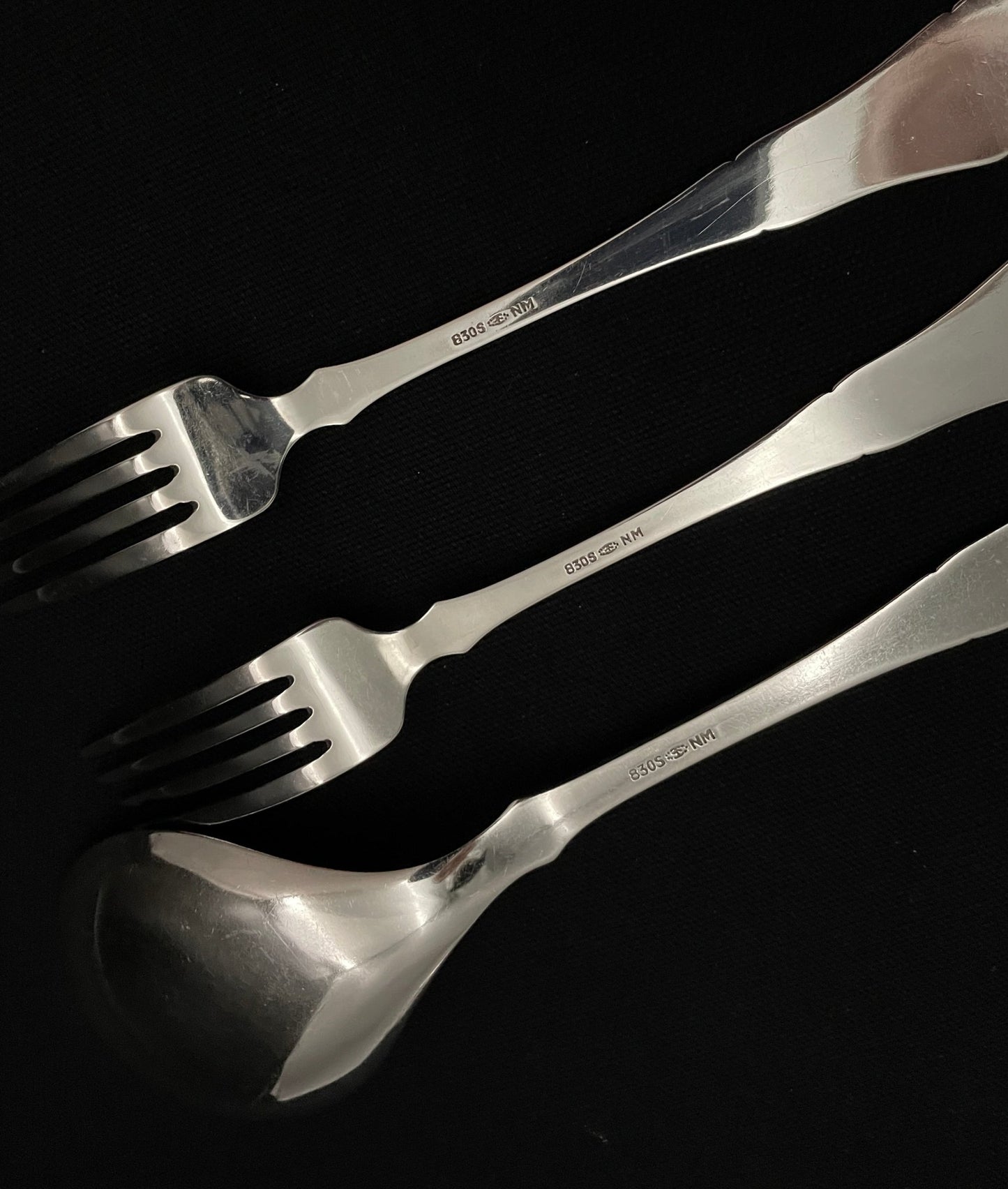 Marguerite silver cutlery in the 830s by K Hestnes