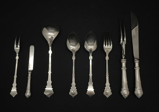 Facon 900 sølvbestikk i 830s av Tostrup