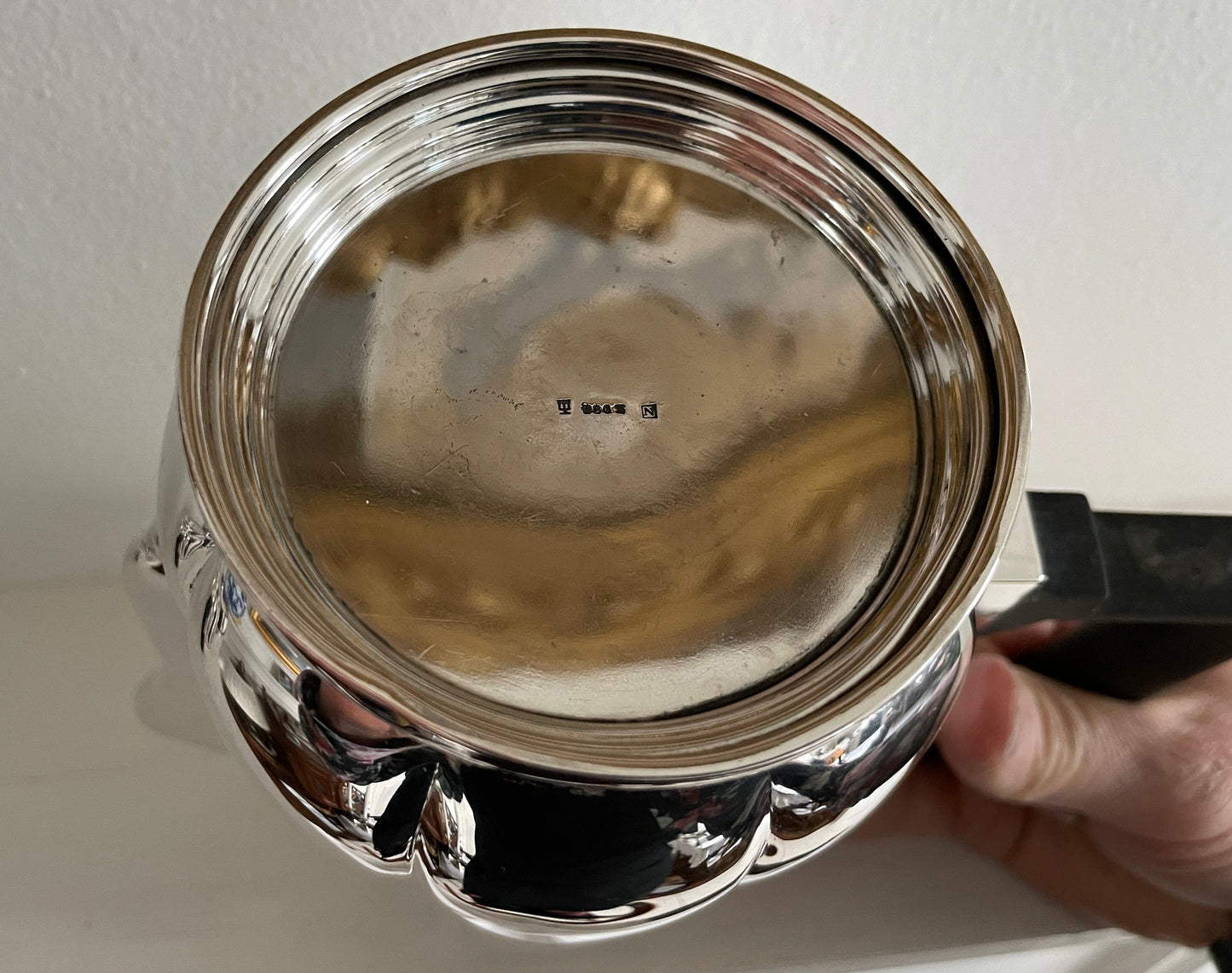 Art Deco sølv kaffestel i 3 dele af Norsk Sølvvareindustri Oslo