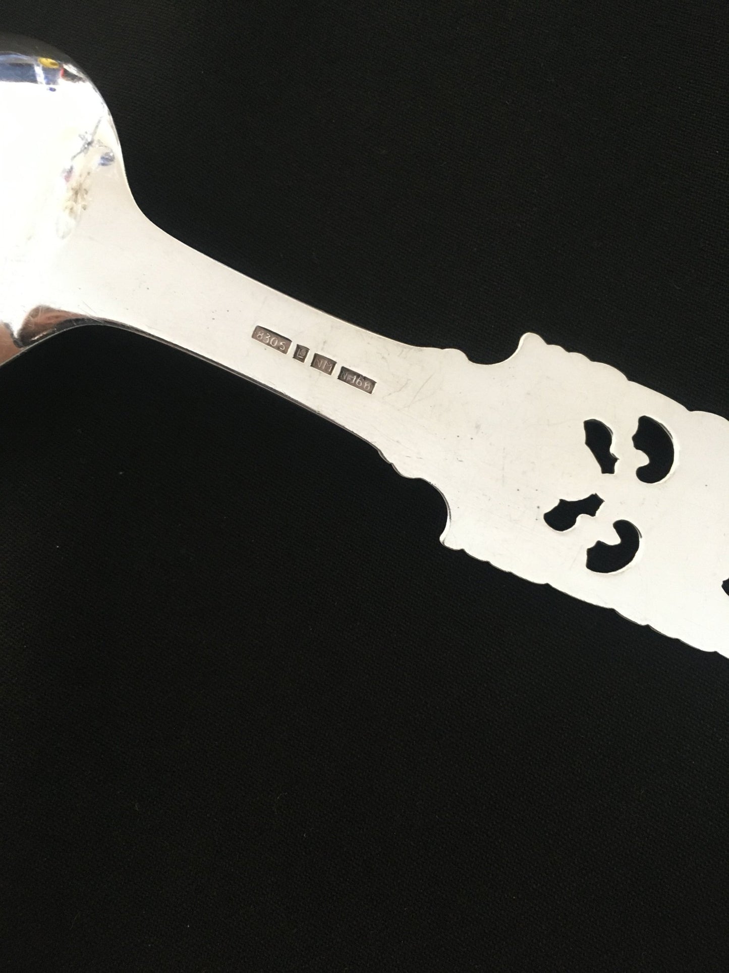 Kloster sølv dessert skje og kake gaffel i 830s av Brødrene Lohne