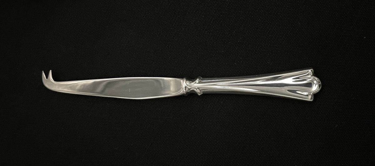 Lilje sølv ostekniv 20.5 cm i 830s av Magnus Aase og Th Olsens Eftf