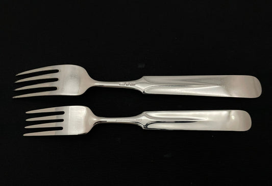 Rådhus Glatt Sølvbestikk Gaffel Bakside