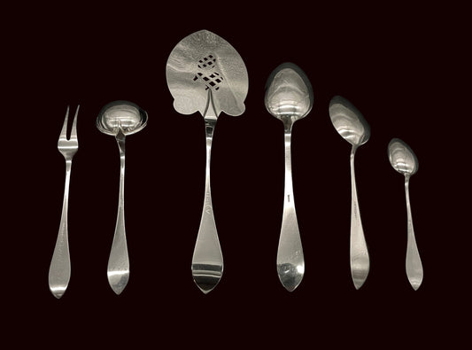 Spissgravert 2 Sølvbestikk Bakside