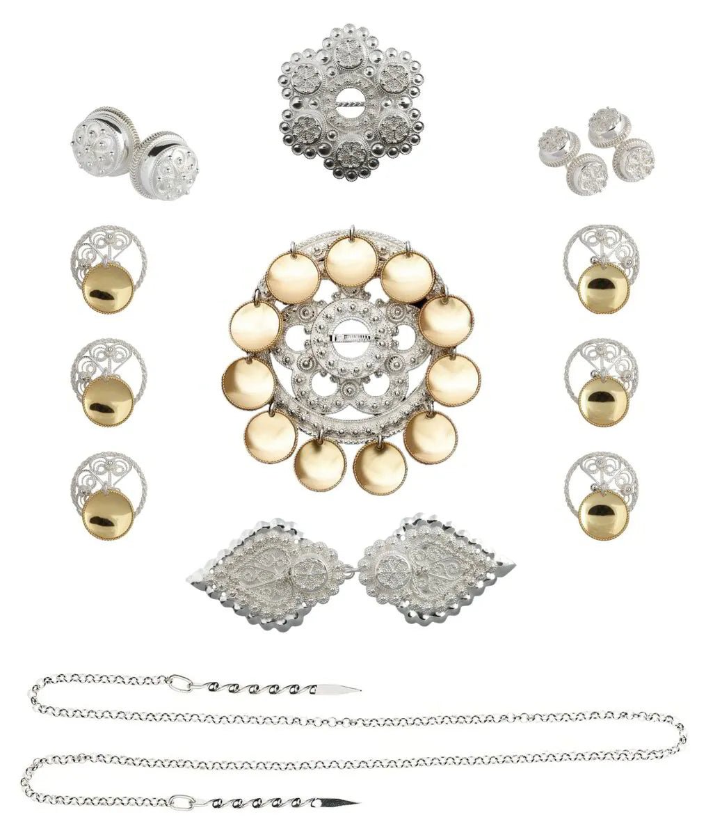 Bunad sølv i 830 eller 925s