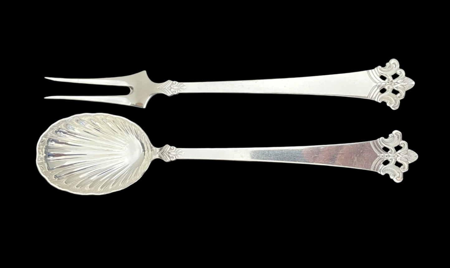 Anitra Sølvbestikk Anretningsskje og Anretningsgaffel