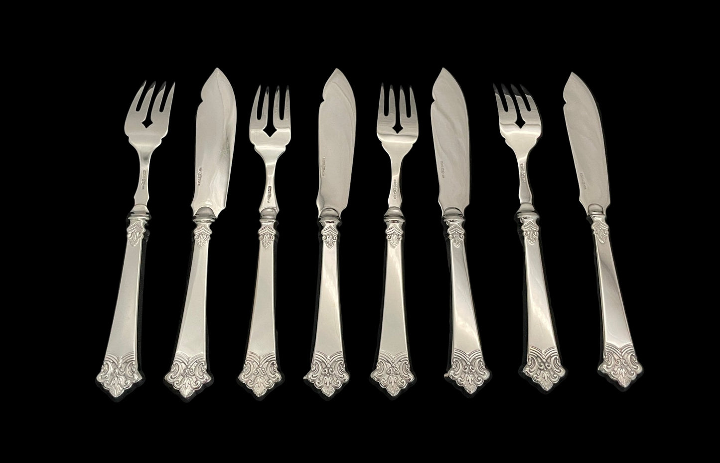 Anitra Sølvbestikk Fiskebestikk bakside