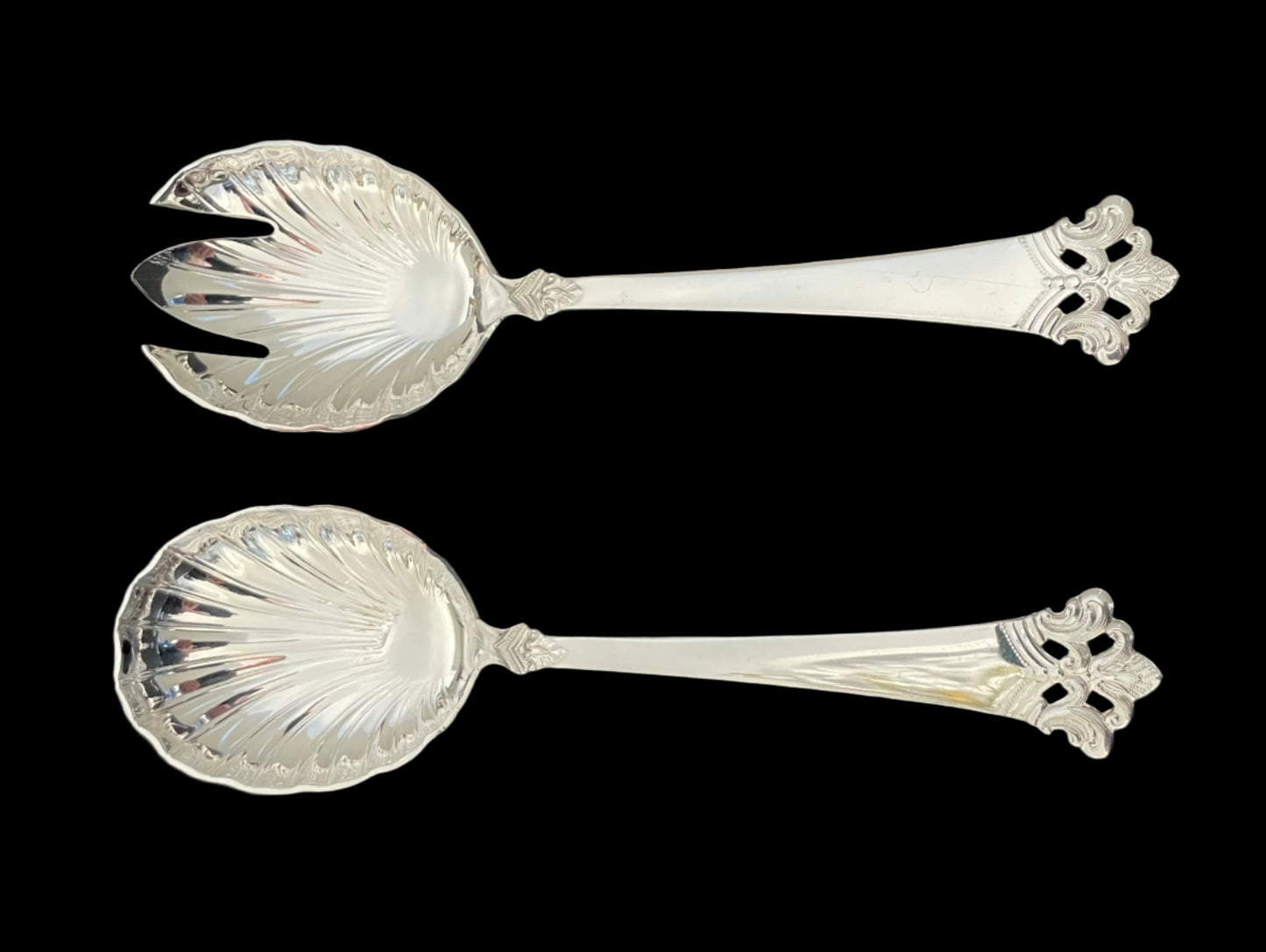 Anitra Sølvbestikk Salat skje, Salat gaffel og potetskje