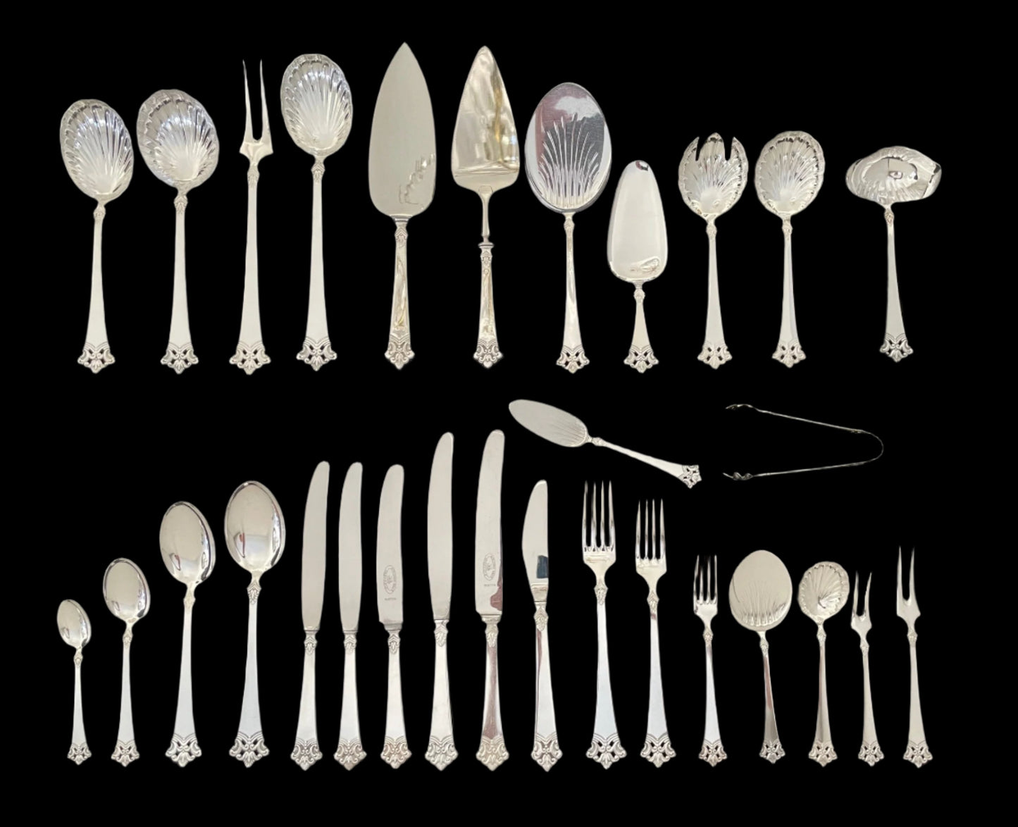 Anitra sølvbestikk spisebestikk og serveringsdeler