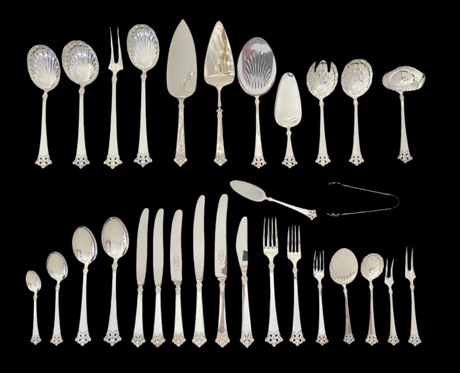 Anitra sølvbestikk spisebestikk og serveringsdeler