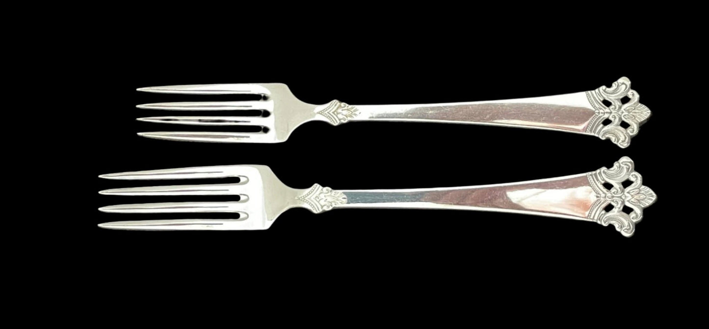 Anitra Sølvbestikk stor spisegaffel og liten gaffel