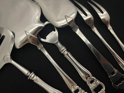 Barokk 2 Sølvbestikk Bakside