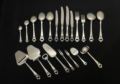 Barokk 2 Sølvbestikk Bakside