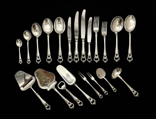 Barokk 2 Sølvbestikk Thune