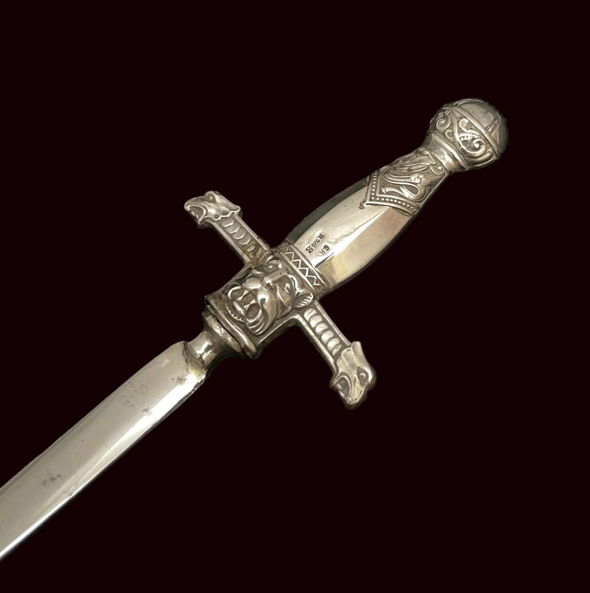 Brev åpner Sølv Dolk stempel