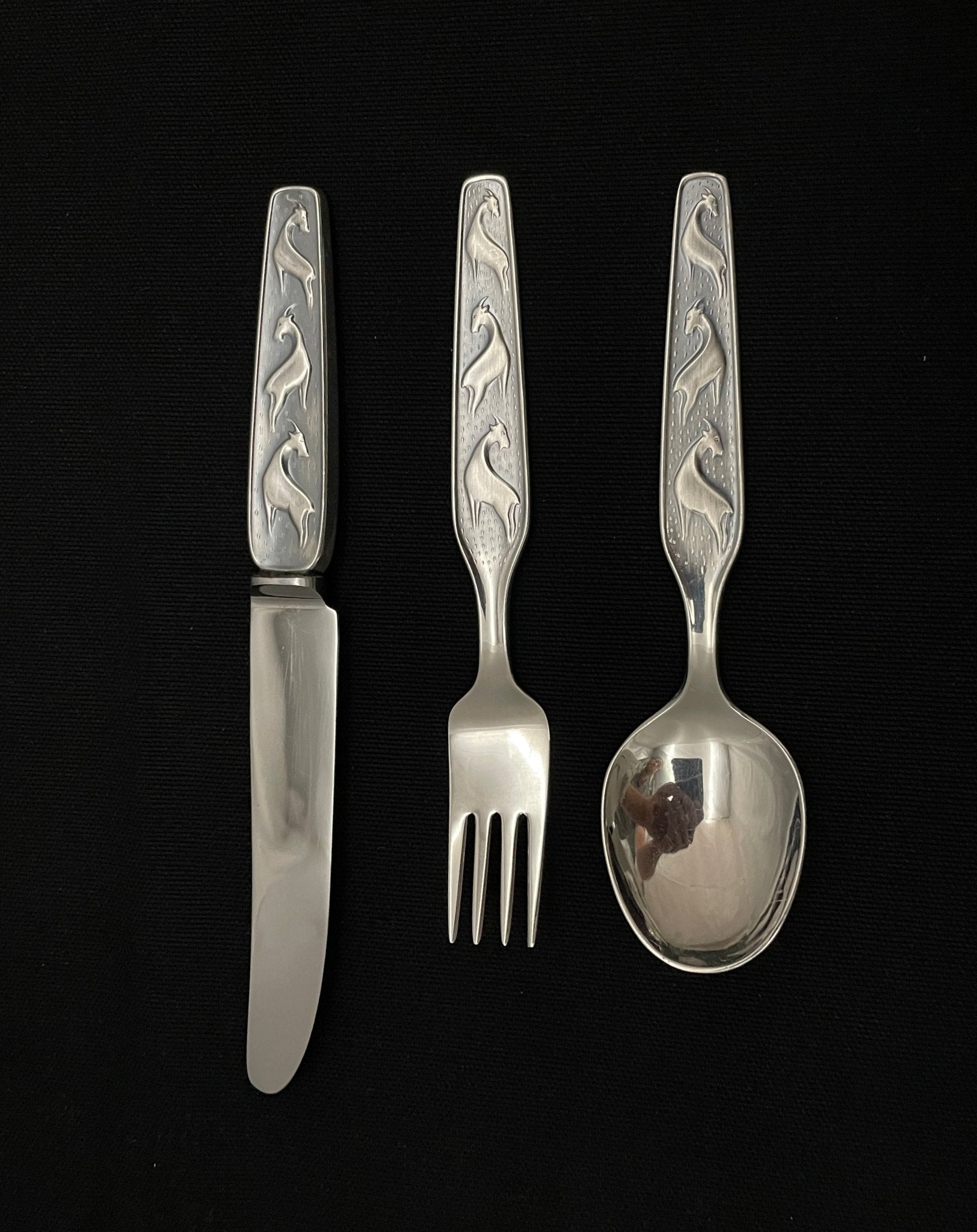 Bukkene Bruse Barne Sølvbestikk