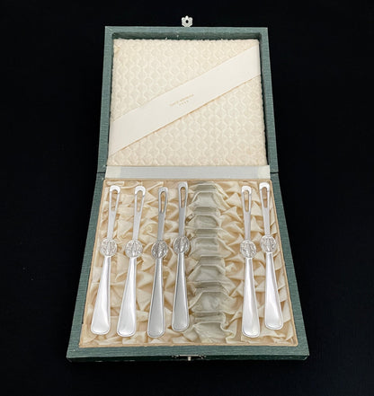 David Andersen sølv Hummergaffel Skalldyrgaffel