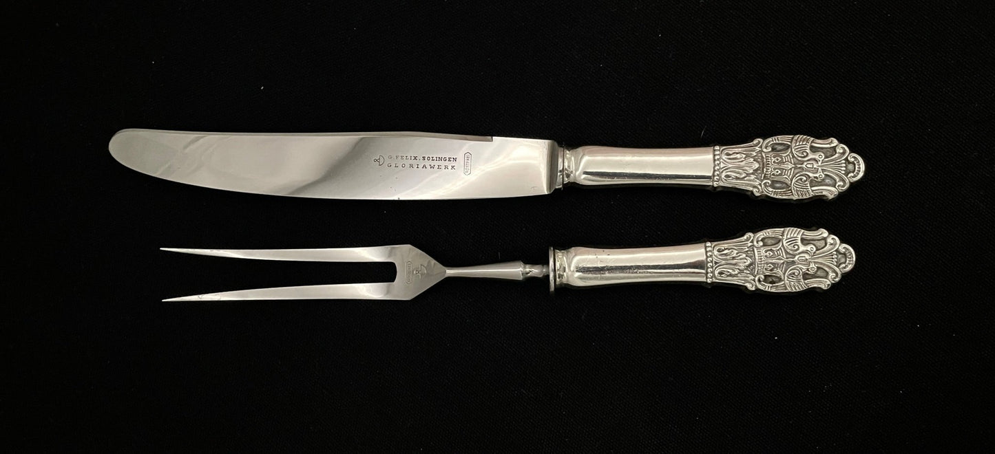 Diplomat Sølvbestikk Transjerkniv og transjergaffell