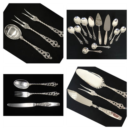 Dobbel Rokokko Sølvbestikk