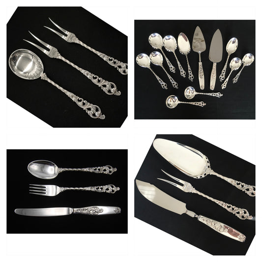 Dobbel Rokokko Sølvbestikk