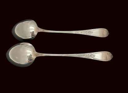 Drage grøtskje 40cm i 830s bakside