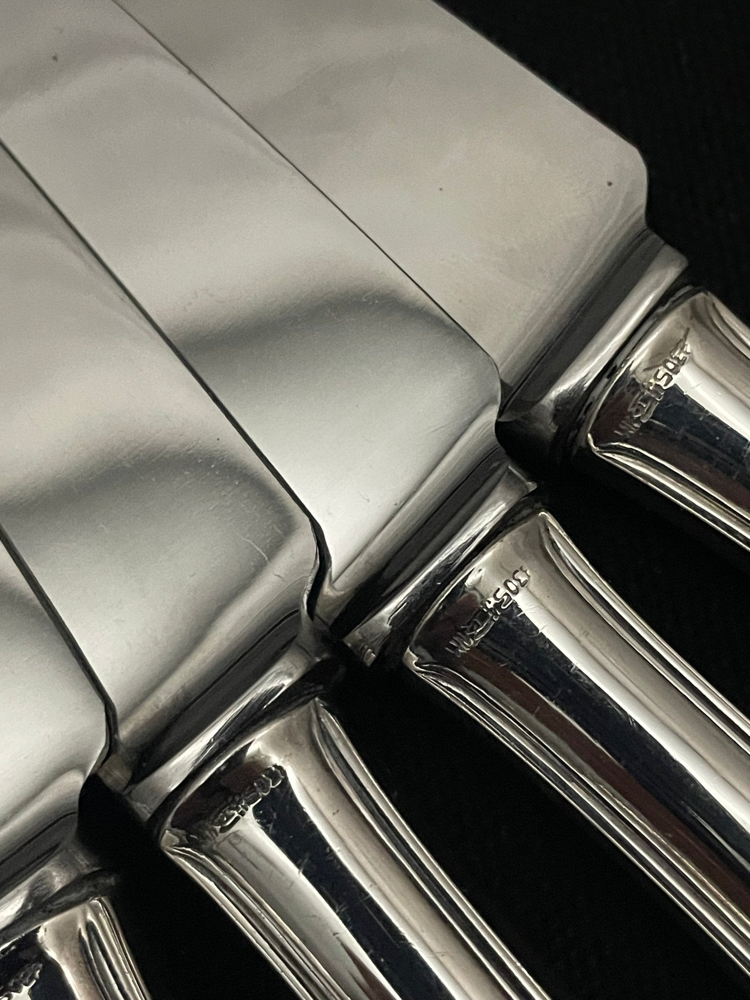 Edel Sølvbestikk Kniv stempel