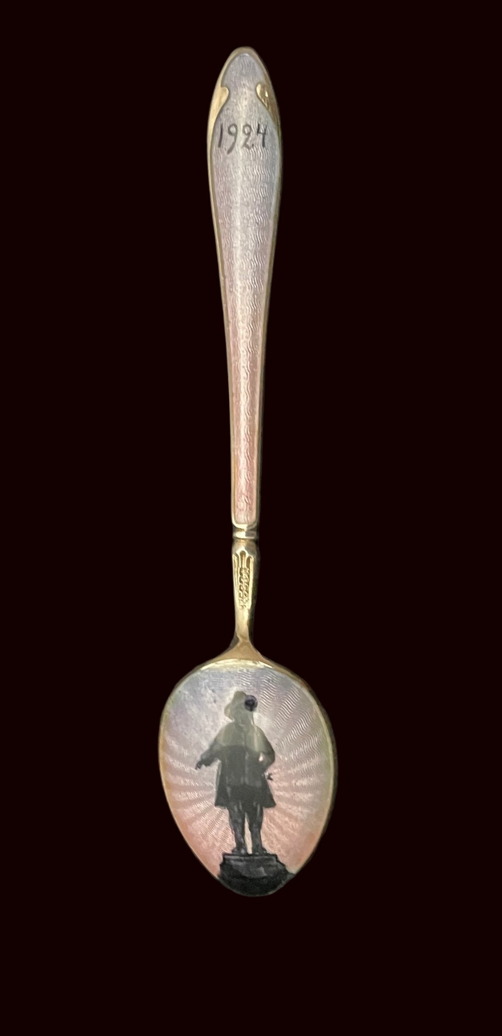 Emalje Sølvbestikk Bakside Ibsen