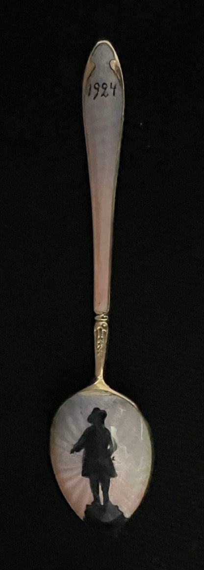 Emalje Sølvbestikk Bakside Ibsen