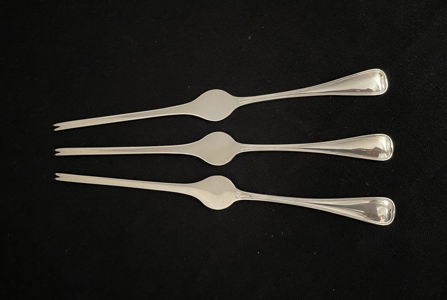 Dobbeltriflet Hummergafler / Skalldyrgafler av Th Olsens Eftf