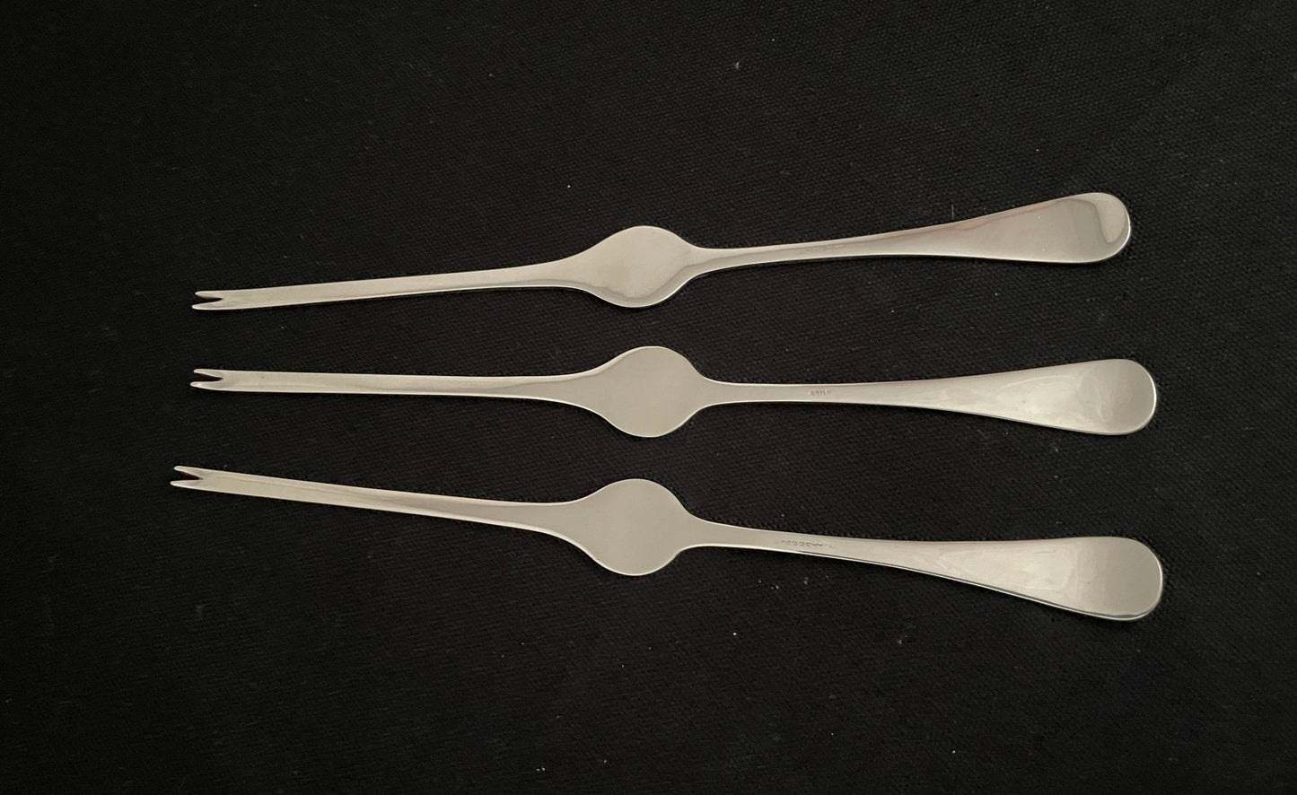 Dobbeltriflet Hummergafler / Skalldyrgafler av Th Olsens Eftf