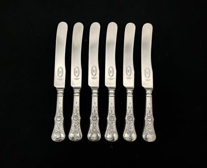 Flat Rose sølvkniver i 830s50